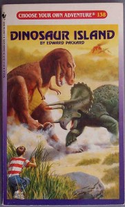 choose your own adventure 138: dinosaur island by Chris Drum. CC by 2.0.